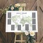 Personalised World Map Wedding Table Plan, thumbnail 4 of 7