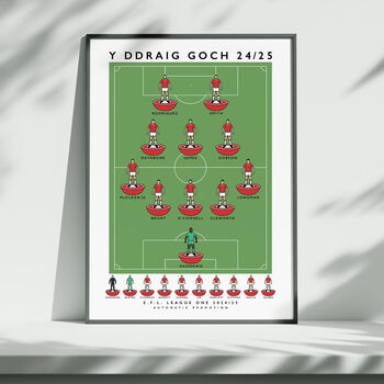Wrexham Y Ddraig Goch 24/25 Poster, 3 of 7
