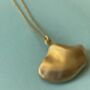 22ct Gold Vermeil Slender Shell Pendant Necklace, thumbnail 4 of 4