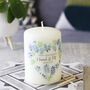 Floral Heart Happy Engagement Candle, thumbnail 10 of 12