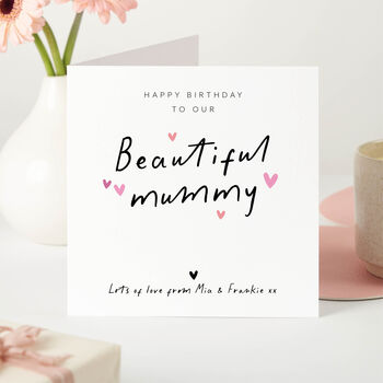 Personalised Birthday Card For Mummy, 2 of 5