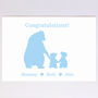 Personalised New Baby Boy Or New Baby Girl Bears Card, thumbnail 5 of 8