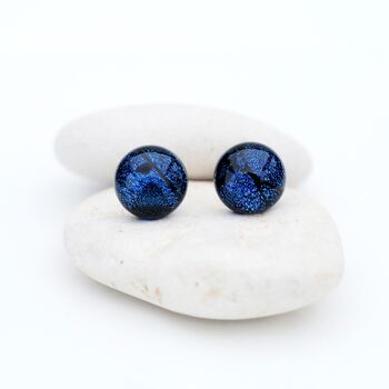 Sapphire Blue Stud Earrings For Birthdays, 8 of 9