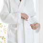 Luxury Waffle Cotton Bathrobe The Lyndon Company L Xl Pink, thumbnail 2 of 4