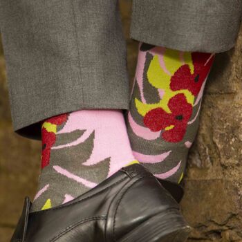 Cotton Socks Floral Design Collection, 6 of 9