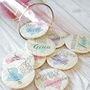 Personalised Heart And Arrow Hen Party Badge, thumbnail 2 of 5