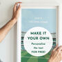 Rugby Stadium Minimalist Art Print Gift Request Any Stadium, thumbnail 4 of 9