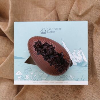 Rum And Raisin Evening Star Egg With Two Chocolate Bars, 5 of 11