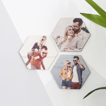 Engagement Wooden Photos Letter Box Gift Set, 2 of 12
