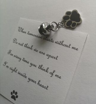 Pet Memorial Personalised Gift Urn Keyring, 3 of 5