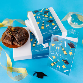 'Graduation' Indulgent Brownie Gift, 4 of 5