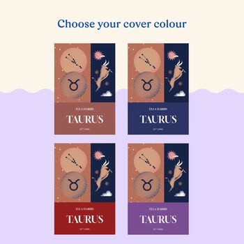 Taurus Star Sign Gift Personalised Astrology Book, 9 of 9