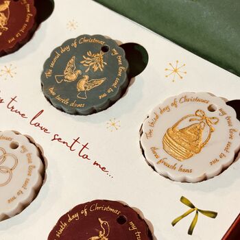The Twelve Days Of Christmas Luxury Festive Wax Melt Gift Box Set Of 12 Advent, 8 of 12