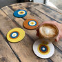 A Set Of Leather Coasters, thumbnail 6 of 8