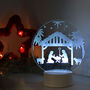 Christmas Nativity Scene LED Light Decoration, thumbnail 1 of 3