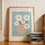 Daisy Vase Art Print, thumbnail 5 of 6