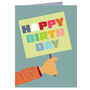 Mini Bold Happy Birthday Card, thumbnail 2 of 4