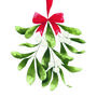 Mistletoe Christmas Card, thumbnail 3 of 3