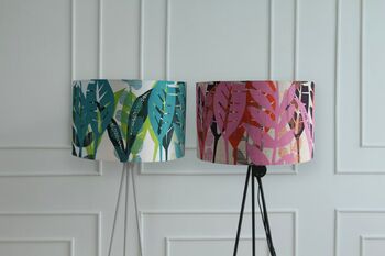 Jungle Cutout Lampshade Orange, Pink And Wine, 3 of 3