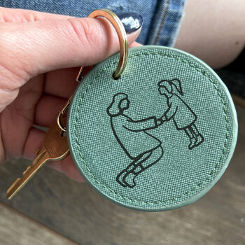 Mummy And Me Handwriting Keyring, 2 of 4