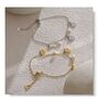 Cannes D’or Gold Pearl Dolphin Oyster Gala Bracelet, thumbnail 2 of 4