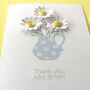 Teacher Thank You Paper Daisy Card, thumbnail 5 of 5