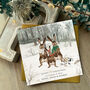 First Christmas As A Family Of Three Christmas Card, thumbnail 1 of 2