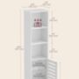 Tall Freestanding Bathroom Storage With Open Shelves, thumbnail 8 of 9