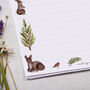 A4 Letter Writing Paper With Woodland Animals, thumbnail 2 of 4