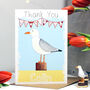 Personalised Seagull Thank You Card, thumbnail 1 of 3
