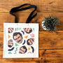 Tom Selleck Patterned Tote Bag, thumbnail 4 of 6