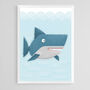 Sealife Nursery Art Print Set A4, thumbnail 9 of 12