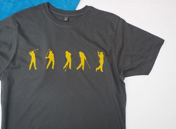 Golf Swing Sequence T Shirt, 2 of 8