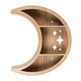 Wooden Crescent Moon Wall Shelf, thumbnail 3 of 3