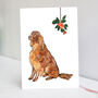 Red Setter Christmas Card, thumbnail 3 of 7