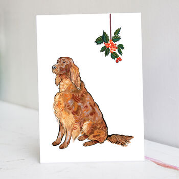Red Setter Christmas Card, 3 of 7