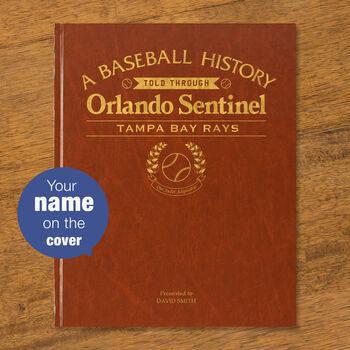 Tampa Bay Rays Personalised Gift Newspaper Book, 2 of 10