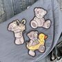 Tatty Teddy Sitting Sew On Patch, thumbnail 3 of 3