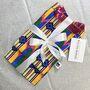 African Birds Eye Cotton Hanging Toilet Roll Holder, thumbnail 5 of 5