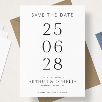 Personalised Save The Date Cards, 2 of 7