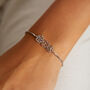 Custom Birth Month Flower Bracelet Gift, thumbnail 2 of 6