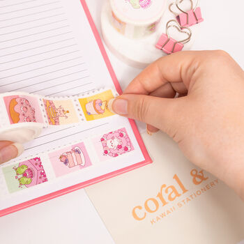Cute Cupcake Party Stamp Sticker Washi Tape, 3 of 4