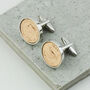 70th Or 80th Birthday Personalised Farthing Cufflinks, thumbnail 3 of 9