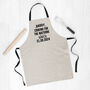 Personalised Cooking Since Linen Apron, thumbnail 4 of 5