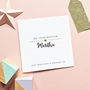 Personalised Foiled Baptism Card, thumbnail 3 of 5