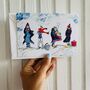 Wild Swimming Greetings Card, thumbnail 1 of 2