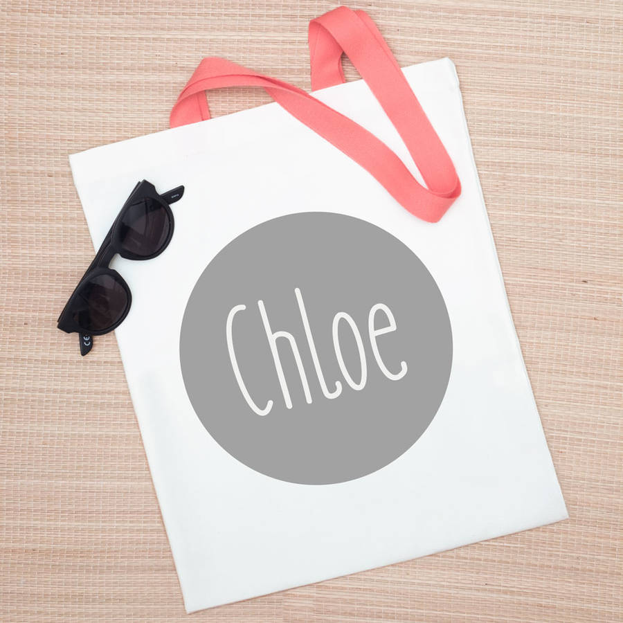 Personalised Name Bag By Jolie Design