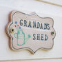Grandad's Ceramic Shed Sign, thumbnail 1 of 11