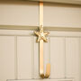 Luxury Gold Star Christmas Wreath Hanger, thumbnail 5 of 5