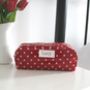 Personalised Wipe Clean Spotty Make Up Bag, thumbnail 1 of 5